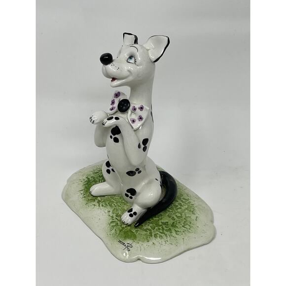 Vtg Dalmatian Dog Collectible Italian Designer Zampiva Porcelain Italy Figurine - Picture 2 of 9